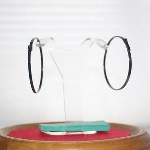 Michael Kors 2" diameter copper look earrings